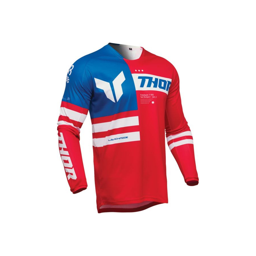 Bluza THOR LAUNCHMODE PATRIOT RWB czerwona S