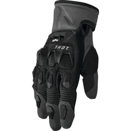 Rękawiczki THOR TERRAIN BLACK/CHARCOAL czarne XS