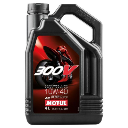 Olej silnikowy MOTUL 300v 4T 10w40 4l