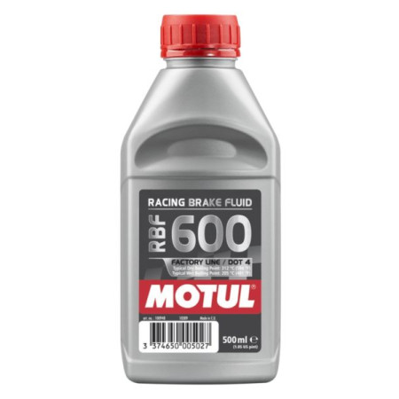 Płyn hamulcowy MOTUL racing rbf 600 dot4 0,5l fact