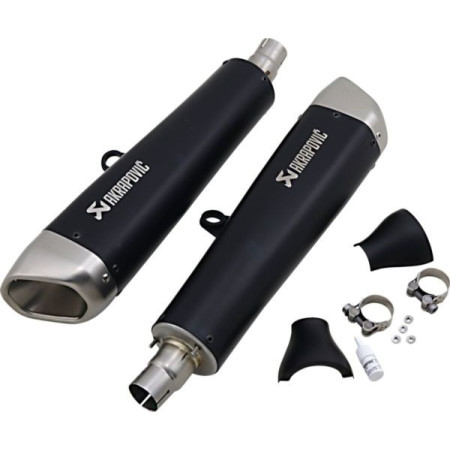 Tłumik AKRAPOVIC ti bk spd twin