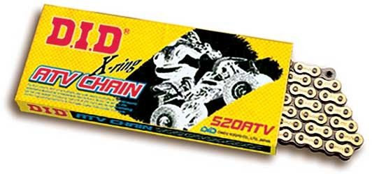 Łańcuch DID 520atv-98 x-ring złoty (98 ogniw)