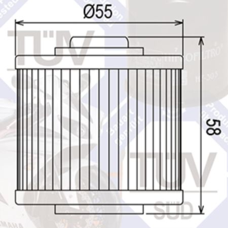 Filtr oleju ATHENA ( HF145 ) YAMAHA xt/xtz/xv/xvs