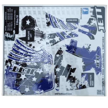 Okleina na buty JETT blue/black (45-47) L