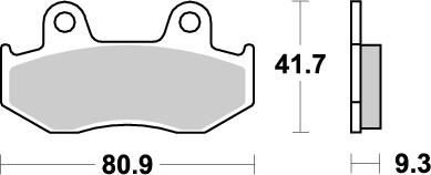 Klocki hamulcowe MOTO-MASTER KH323