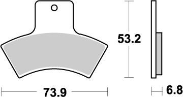 Klocki hamulcowe MOTO-MASTER KH270