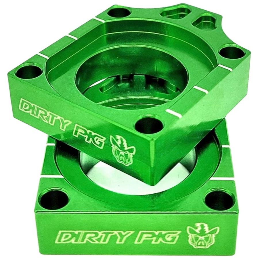 Napinacz ośki tylnej DIRTY PIG KAWASAKI/suz green
