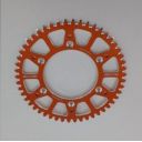 Zębatka tylna KTM sx/sxf aluminum 49t orange