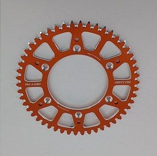 Zębatka tylna KTM sx/sxf aluminum 52T orange