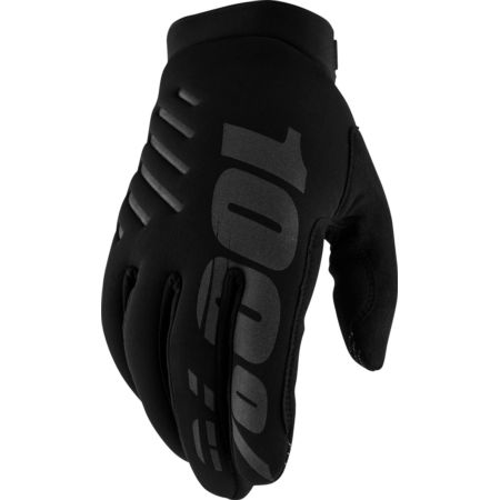 Rękawiczki 100% brisker black/grey woman M