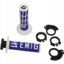 Manetki ODI emig v2 lock-on grip zestaw niebieskie