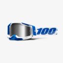 Gogle 100% racecraft 2 isola - flash silver biały
