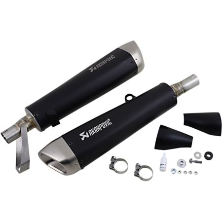 Tłumik AKRAPOVIC ti bk str twin