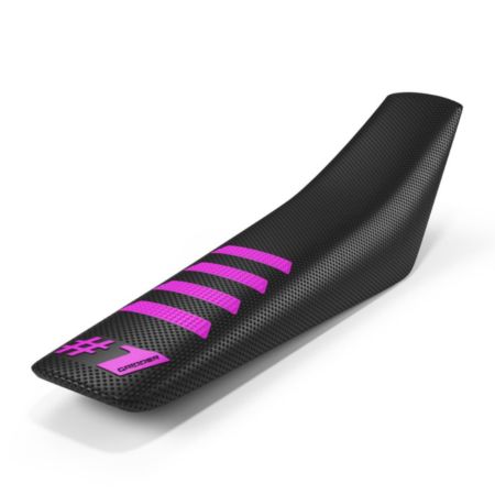 Pokrowiec na siedzenie ONEGRIPPER ribbed blk/pnk