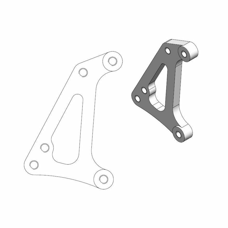 Adapter zacisku hamulca MOTO-MASTER sm