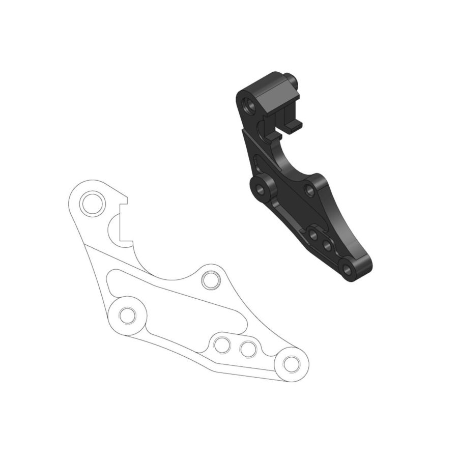 Adapter zacisku hamulca MOTO-MASTER