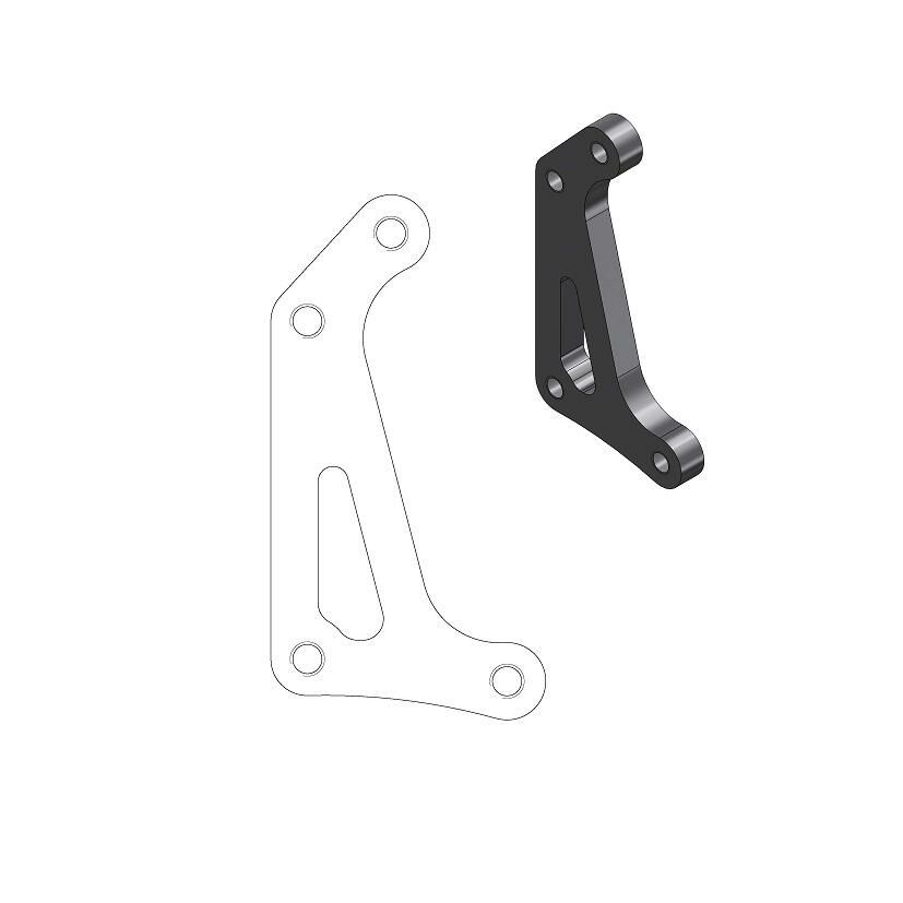 Adapter zacisku hamulca MOTO-MASTER sm
