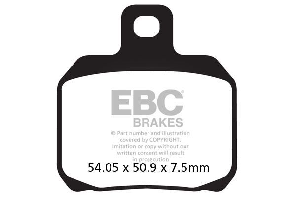 Klocki hamulcowe EBC SFA CARBON CPI GTR150 GTR50