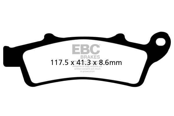 Klocki hamulcowe EBC SFA CARBON APRILIA ATLANTIC