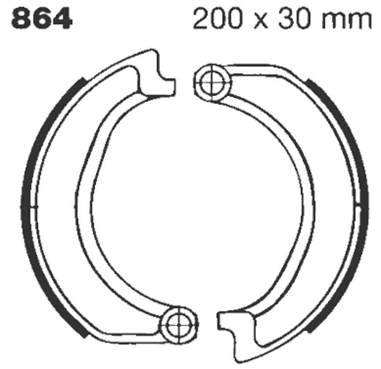 Szczęki hamulcowe EBC BMW R50 R60 R75