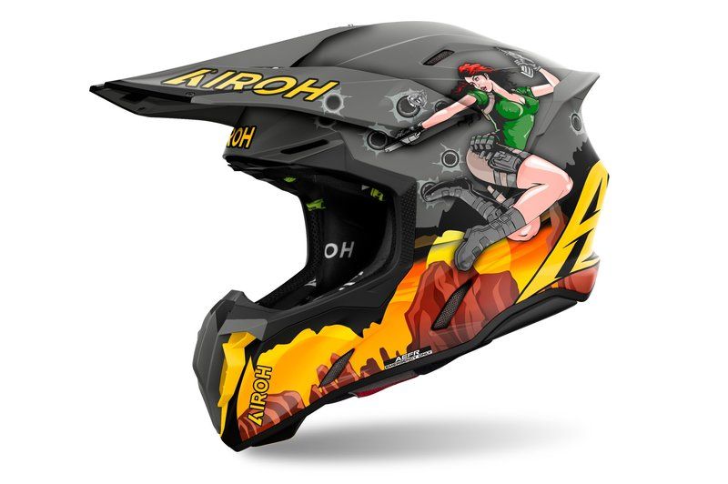 Kask AIROH TWIST 3 ADVENTURE MATT BLACK L