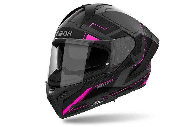 Kask AIROH MATRYX ROCKET PINK MATT BLACK M
