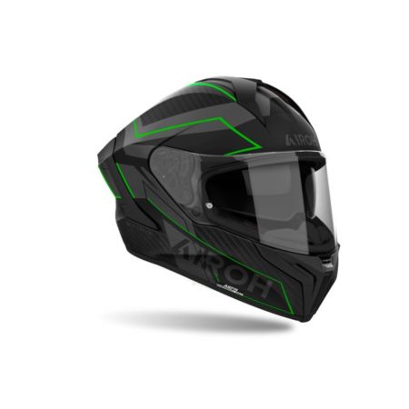 Kask AIROH MATRYX SENTINEL GREEN MATT BLACK S