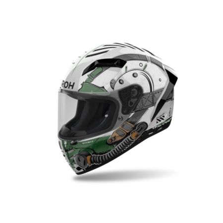 Kask AIROH CONNOR ALLIGATOR GLOSS WHITE XS