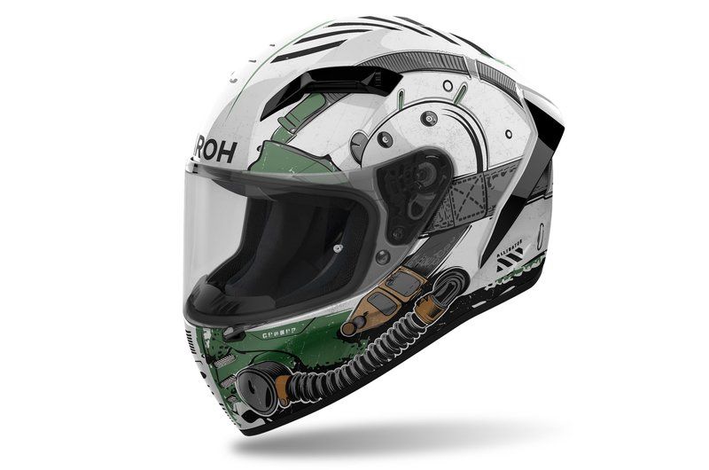 Kask AIROH CONNOR ALLIGATOR GLOSS WHITE L