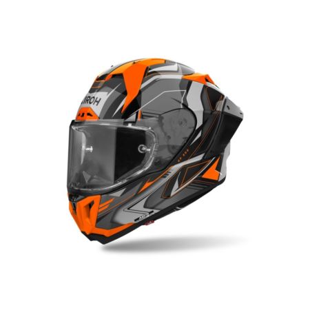 Kask AIROH GP 800 MUST ORANGE GLOSS BLACK S