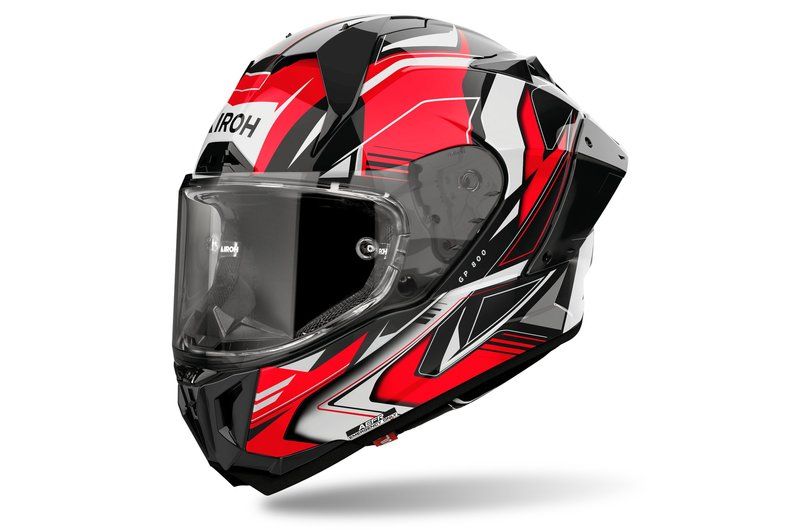 Kask AIROH GP 800 MUST RED GLOSS BLACK XS