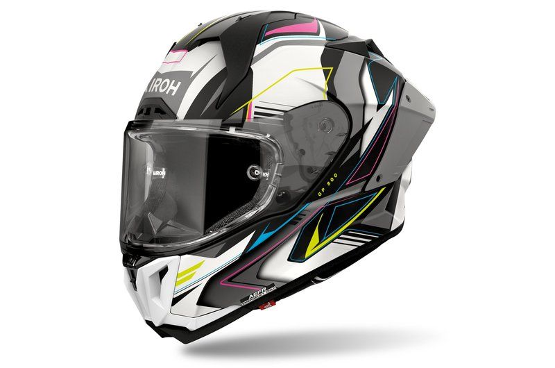 Kask AIROH GP 800 MUST MULTICOLOR MATT BLACK S