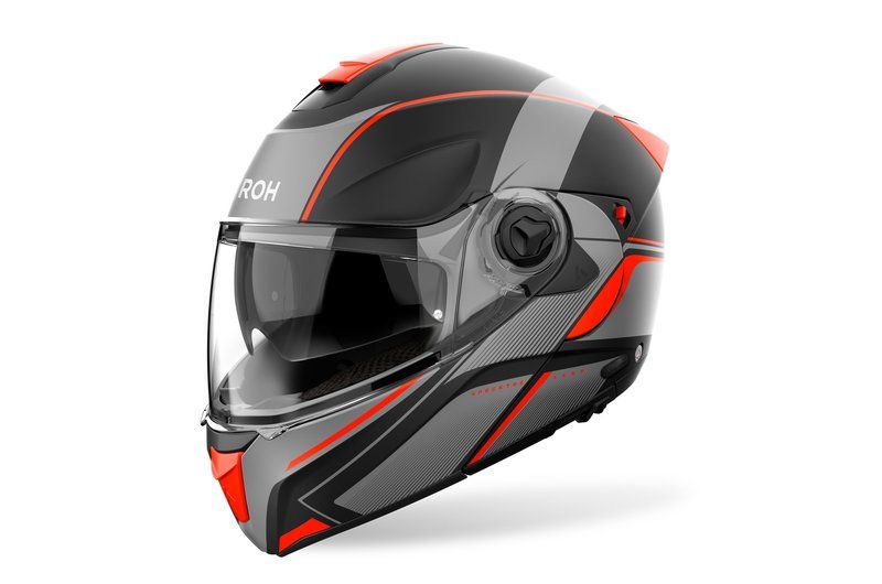 Kask AIROH SPECKTRE LEAF ORANGE MATT szary L