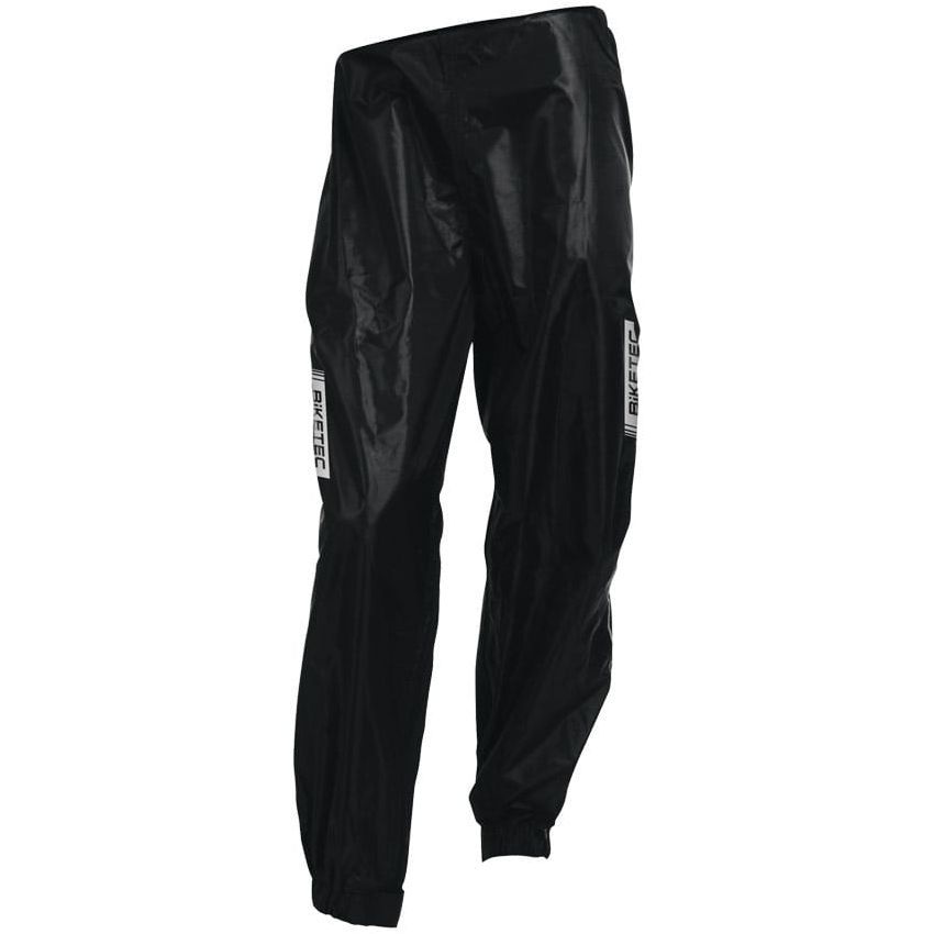 Spodnie przeciwdeszczowe BIKETEC czarne 2XL