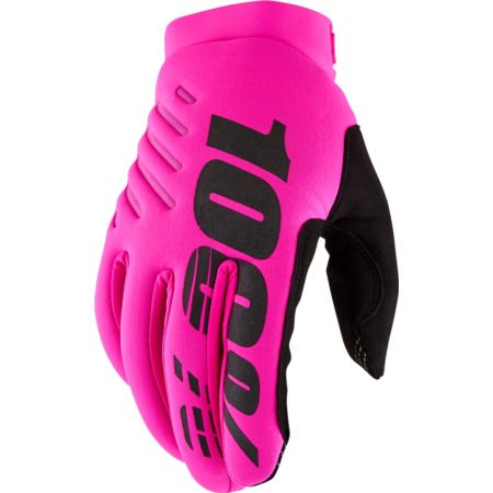 Rękawiczki 100% brisker pink woman M