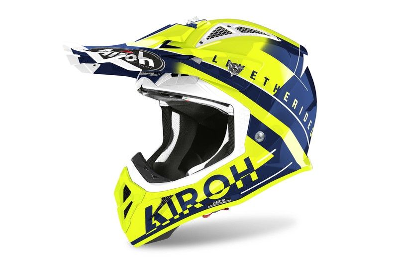 Kask AIROH AVIATOR ACE AMAZE BLUE niebieski L