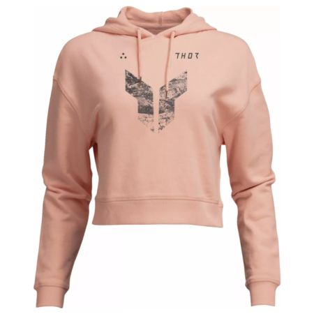 Bluza casual THOR women crop iconic pk S