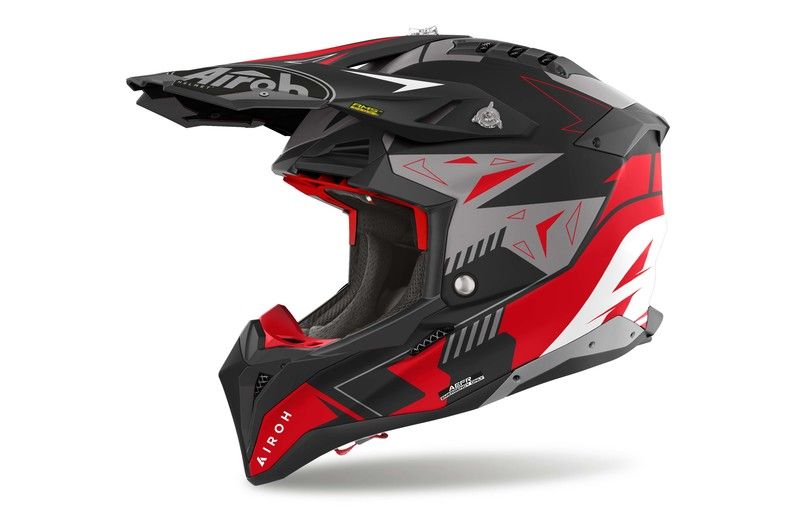 Kask AIROH AVIATOR 3 Spin RED MATT L