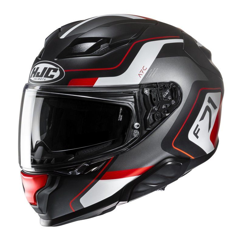 Kask HJC f71 arcan mc1sf czarny/biały/szary l
