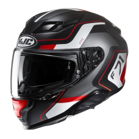 Kask HJC f71 arcan mc1sf czarny/biały/szary l