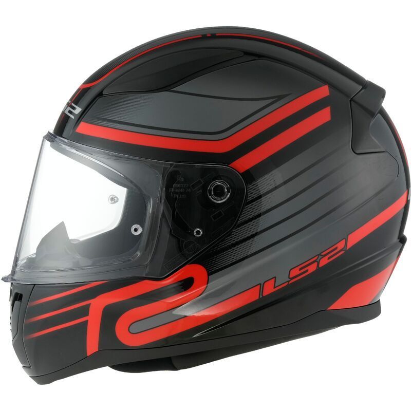 Kask LS2 FF353 rapid II CIRCUIT black red-06 XS
