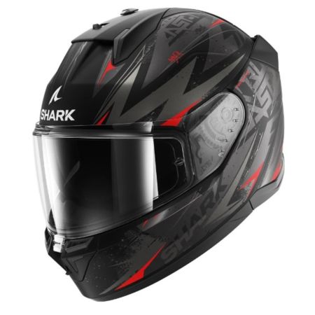 Kask shark d-skwal 3 blast-r mat black anth red s