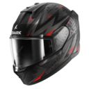 Kask shark d-skwal 3 blast-r mat black anth red l