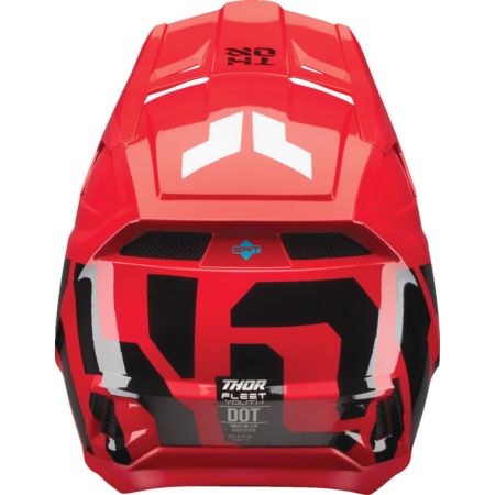 Kask THOR YOUTH FLEET FORGE RED czerwony S