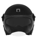 Kask NOX Heritage Leather czarny mat L