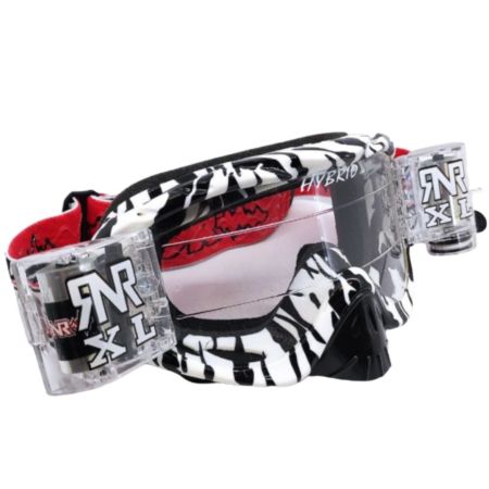 Gogle RIP N ROLL hybrid xl wild black/white roll o