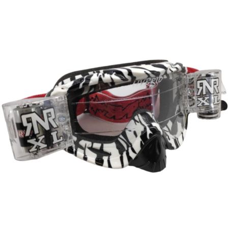 Gogle RIP N ROLL hybrid xl wild black/white roll o
