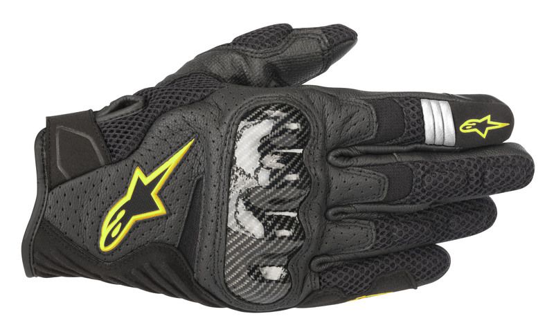 Rękawice ALPINESTARS SMX-1 AIR V2 blk/ylw 2XL