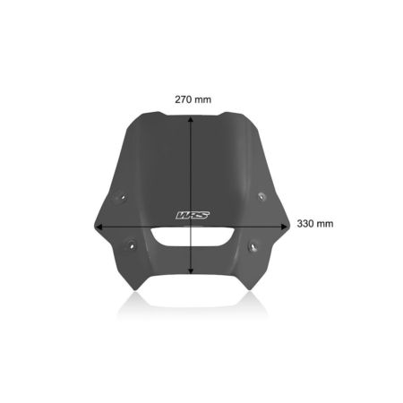 Szyba WRS SPORT HONDA NX 500/400 dark smoke