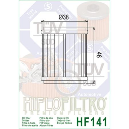 Filtr oleju HF141